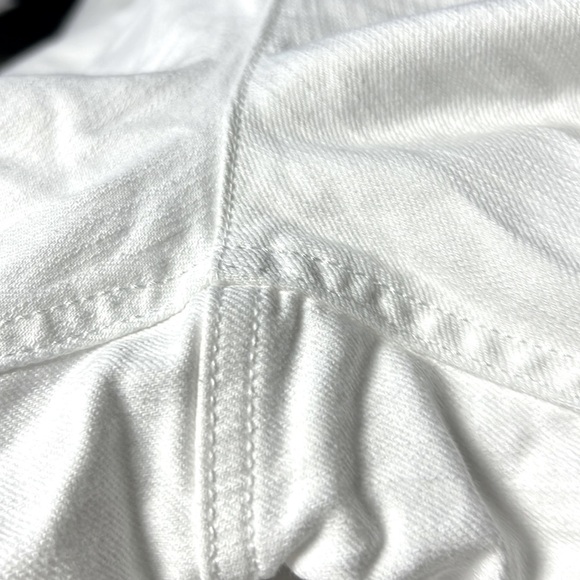 Host Pick NORTHERN Reflections Town Mid Rise White Denim Jeans Pants Siez 18P - Picture 6 of 12